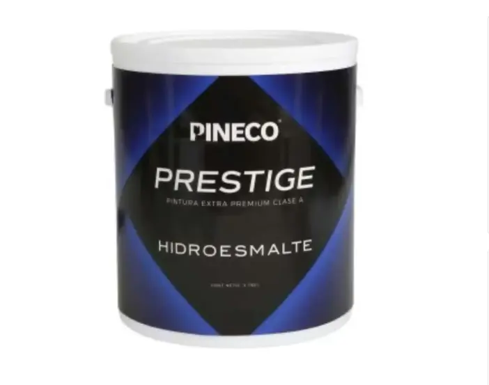 PINTURA HIDROESMALTE SATINADO PRESTIGE CLASE "A" COLOR GREIGE 1GL REF. HDR16601E1G MARCA PINECO 