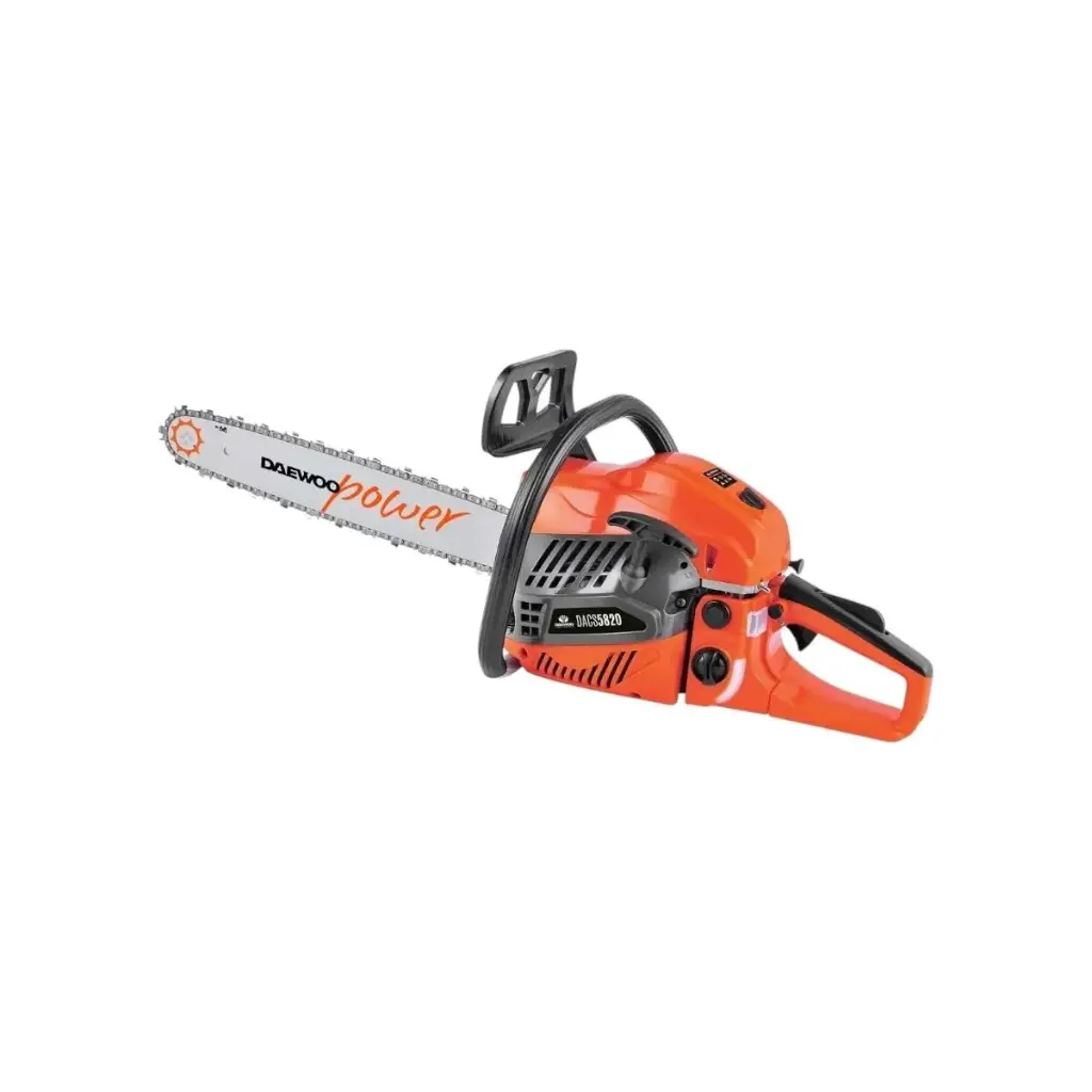 MOTOSIERRA A GASOLINA 20" 58 CC 3.2 HP 8.500 RPM COD. 03-46-011 REF. DACS5820 MARCA DAEWOO