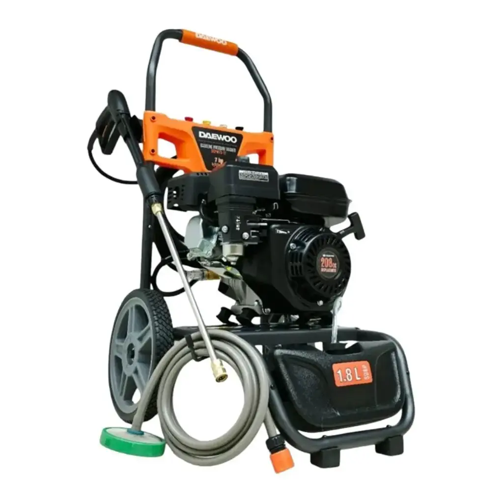 HIDROLAVADORA / HIDROJET A GASOLINA 3000 PSI 7 HP C/CARR + PIST + LANZA + MANG + CONEC. COD. 03-28-014 REF. DGPW70-12 MARCA DAEWOO