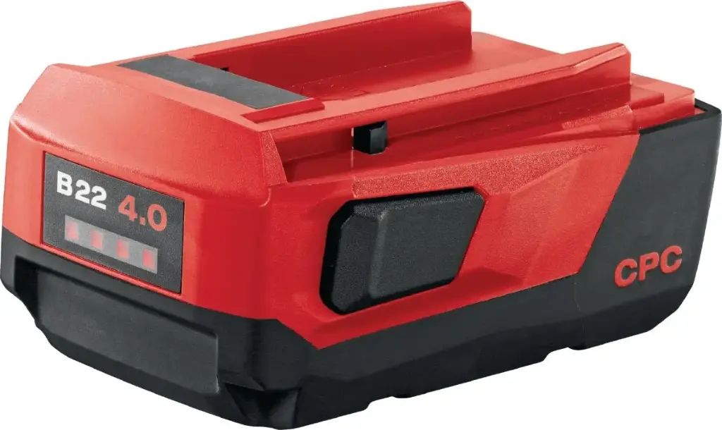 BATERIA DE LITIO MAXIMA DURACION B 22 / 4.00 LI-ION 22V REF. 2183182 COD. 2189845 MARCA HILTI