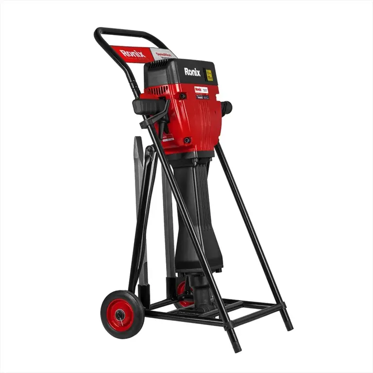 MARTILLO DEMOLEDOR 2200 W 220-240 V DE CINCEL HEX 28 MM 75 JOULE C/2 CIN+1 TUB. GRASA+1JGO. ESCOB. C/ CARRUCHA REF. 2830 V MARCA RONIX