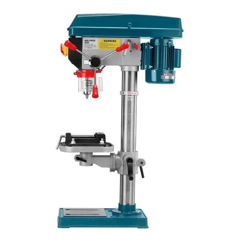 TALADRO DE PEDESTAL 550W 220 -240 V 50 HZ 180-2770 RPM MESA 250 X 250 MM REF. 2604 MARCA RONIX