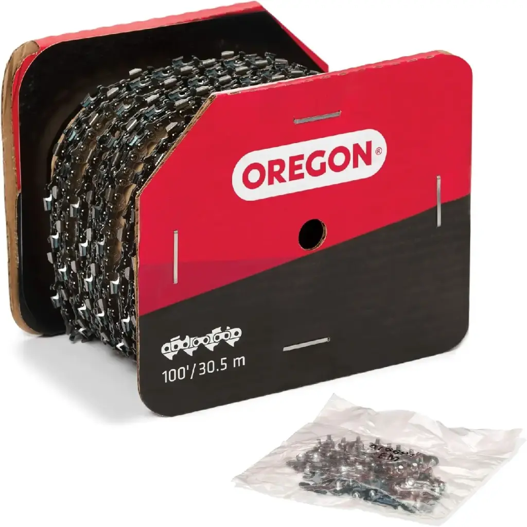CADENA OREGON P/ MOTOSIERRA PASO 3/8" C. 1.6 MM POR METRO (REF. ROLLO 30.5MTS) MOD. 75LPX100R REF. AGNECMSAC001-P MARCA AGE USA