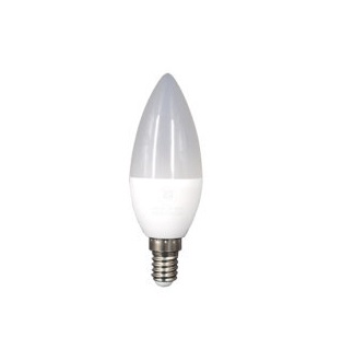 BOMBILLO LED TIPO VELA 5W E-14 85 - 265 V 3500K 60HZ 450LM REF. BCS-53 COD. 190168 MARCA VERT 