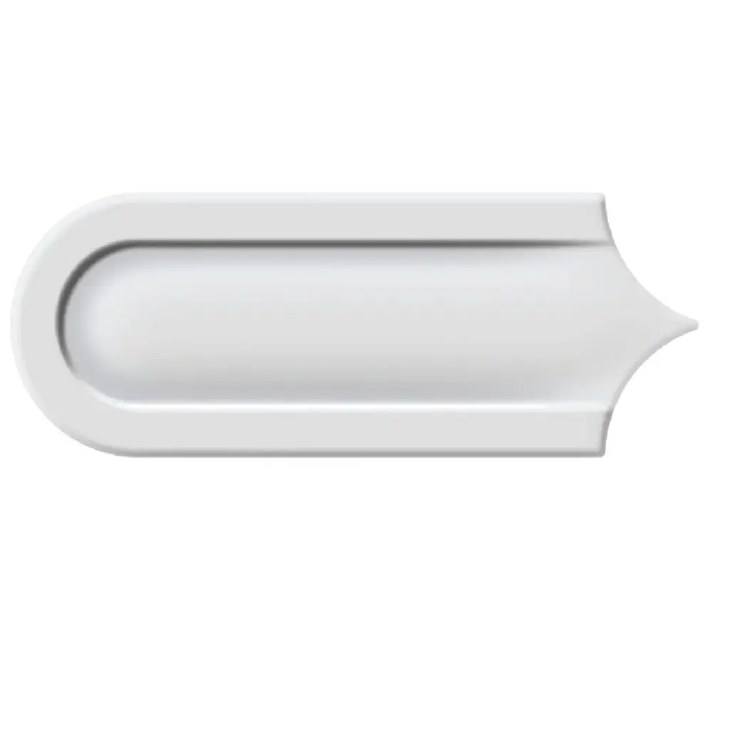 CERAMICA ESPAÑOLA GALA WHITE BR 8 X 21.5 CM (CJ 0.53 MTS2) PASTA BLANCA REF. CIFRE-0016-OD03 MARCA CIFRE / ARGENTA ( PRECIO POR CAJA )