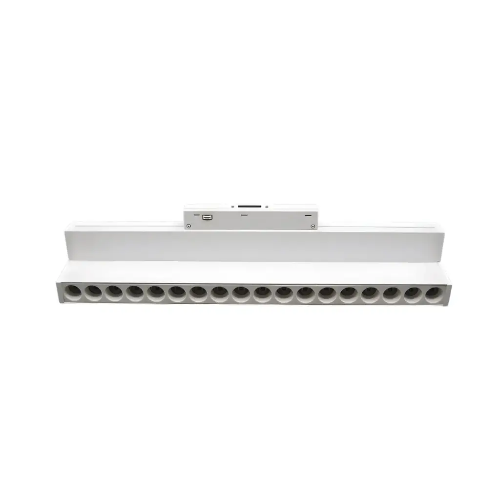 LAMP LED LINEAL MULTISPOT PLEGABLE 18W 48V 3CCT 11.8 X 32.6 CM IP20 1800LUM BLANCO P/RIEL MAGNETICO REF. LS306 MARCA ILUMINAK