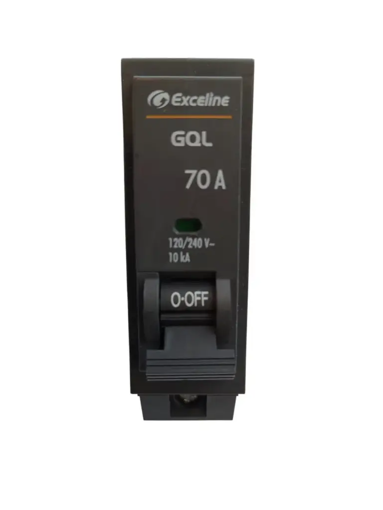 BREAKER PARA EMPOTRAR 1 X 70 A REF. GQL-70A-1 / 009671 MARCA EXCELINE