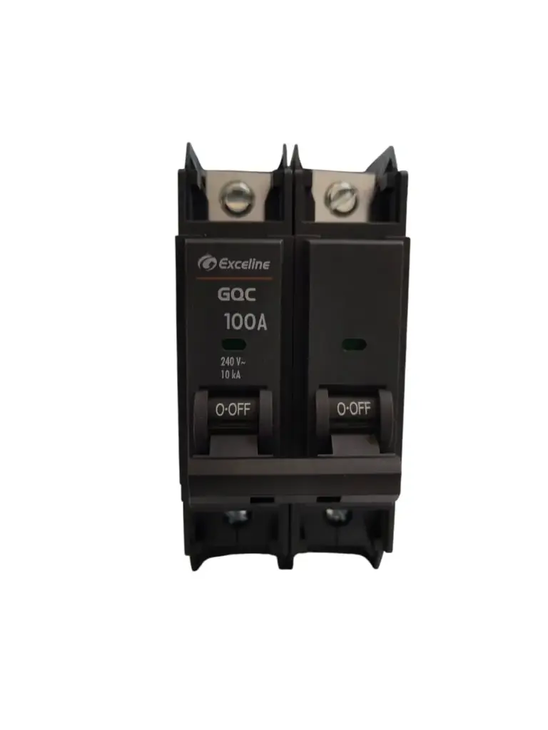 BREAKER SUPERFICIAL 2 X 100 A REF. GQC-100A-2 COD. 009855 MARCA EXCELINE