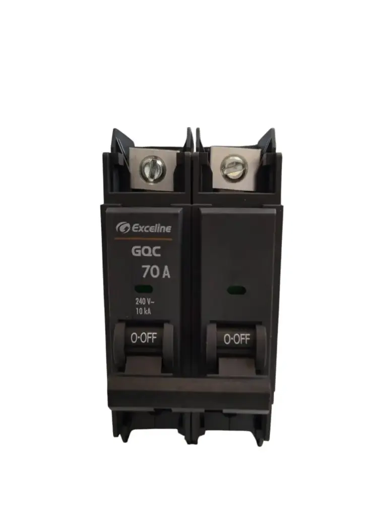 BREAKER SUPERFICIAL 2 X 70 A REF. GQC-70A-2 COD. 009381 MARCA EXCELINE