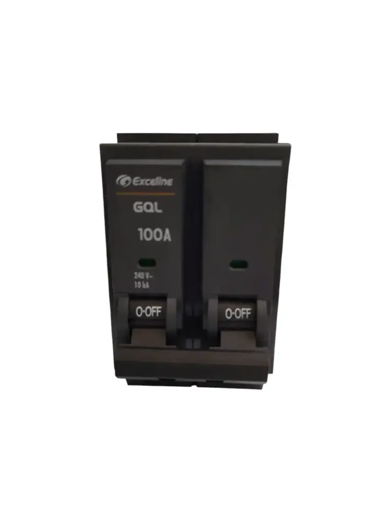 BREAKER PARA EMPOTRAR 2 X 100 A REF. GQL-100A-2 / 009701 MARCA EXCELINE
