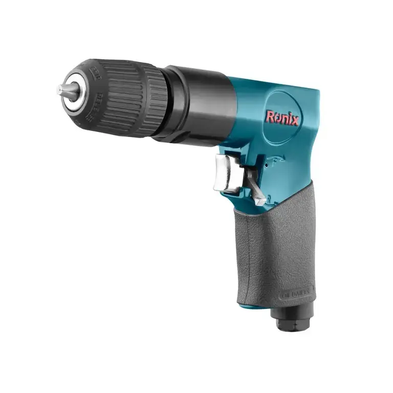 TALADRO NEUMATICO REVERSIBLE DE 3.8" 10MM 10 Nm 1800 RPM 90 PSI MANDRIL SIN LLAVE E REF. RA-14002 MARCA RONIX