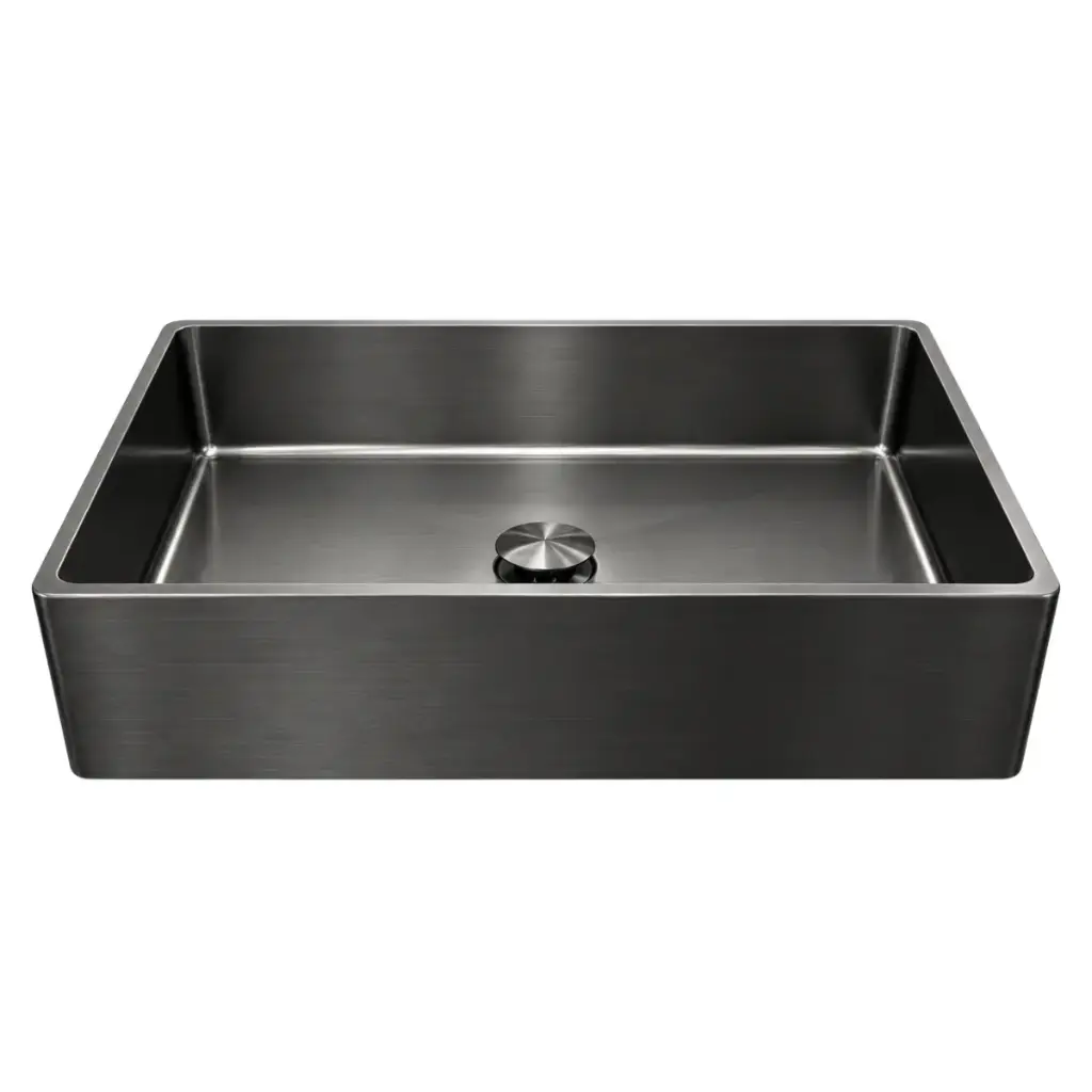 FREGADERO DE 1 TINA RECTANGULAR BAJO TOPE 47 CM X 36 CM X 11 MM COD. YW184 REF. 12-0252 MARCA ZAXON