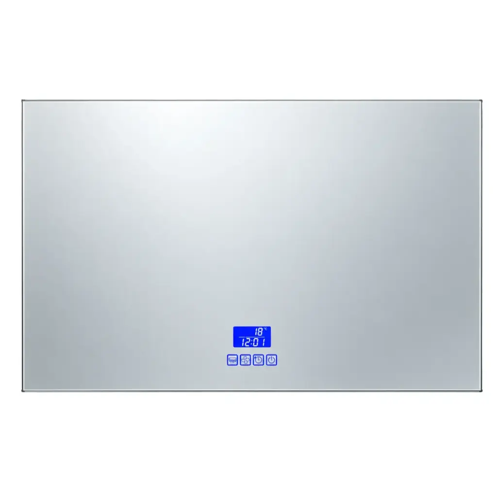 ESPEJO LED DE BAÑO RECTANGULAR HORIZONTAL 80 X 60 CM 3CCT SENSOR TOUCH + BLUETOOTH Y RELOJ COD. JZ-5180 REF. 13-0103 MARCA ZAXON 