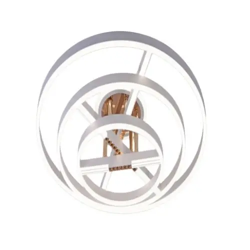 LAMPARA COLGANTE DECORATIVA DE APLIQUE ANGEL 148 W 3CCT 85-265V 80+60+40 X 35 CM CON CONTROL C/ BLANCO - BRONCE COD. 2095 REF. 03-1199 MARCA ZAXON