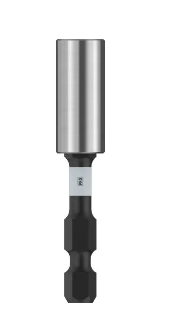 EXTENSION IMANTADA PARA TORNILLOS COPA HEXAGONAL DE 1/4" X 60 MM P/ TALADROS DE IMPACTO REF. 2608522321 / 873977 MARCA BOSCH