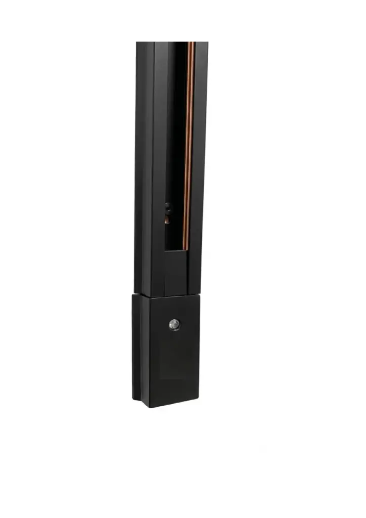 RIEL / CARRIL TRACK LIGHT SUPERFICIAL TRADICIONAL COLOR NEGRO 110V 2MT REF. EF-388-B EFECTO