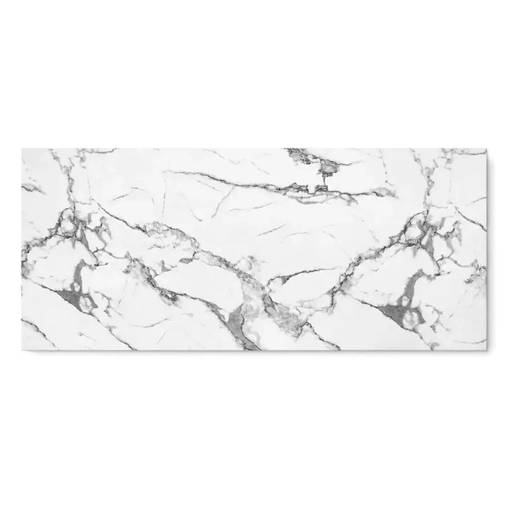 LAMINA DE PVC MARMOLIZADA KL8209 1.22 MTS X 2.44 MTS X 3 MM C/ BLANCO CALATTA REF. 202-220-039-2440X1220*3-WHT MARCA MAFI