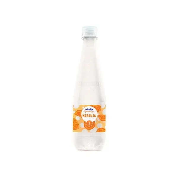 AGUA SABORIZADA SPARKLING SABOR NARANJA 500 ML ( UNIDAD ) REF. 002154 MARCA MINALBA