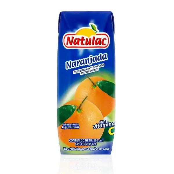 JUGO NECTAR NARANJADA 250 ML ( UNIDAD ) REF. 001547 MARCA NATULAC