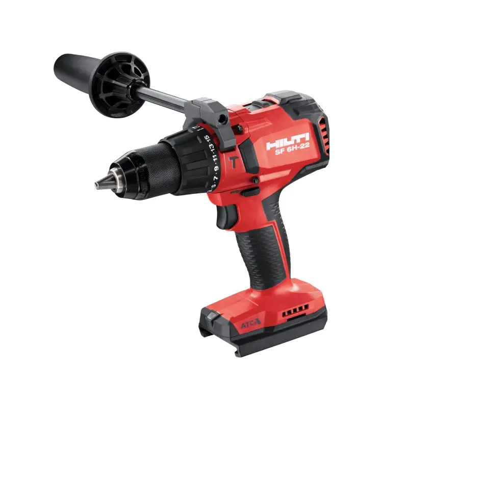 ATORNILLADOR / TALADRO PERCUTOR 1/2" 13MM INALAMBRICO 2 VEL. 490 - 2000 RPM 65 Nm MOD. SF 6H-22 C/BAT. 21.6 V+ CARGADOR REF. 2254917 HILTI