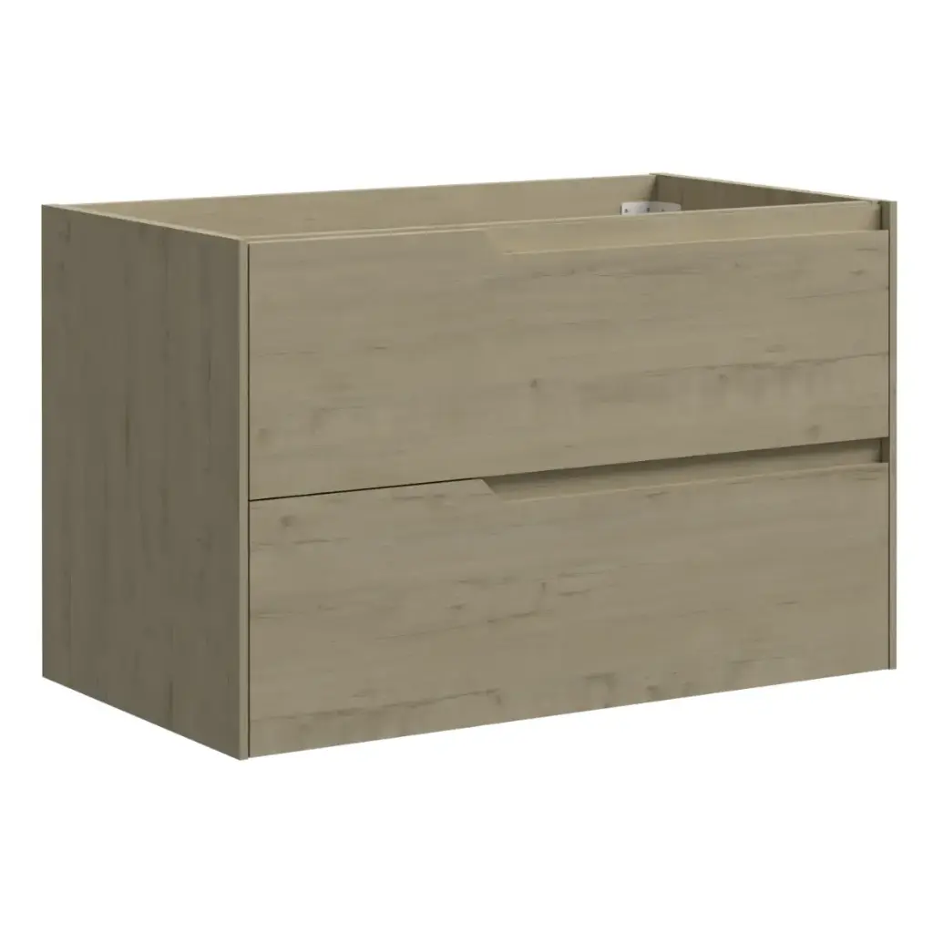 MUEBLE DE BAÑO MOD. OAK LIGHT 2 GAVETAS 79 X 45 X 50 CM ( SOLO CAJON ) COLOR CEDRO CLARO REF. MUSO-005 MARCA EUROPA