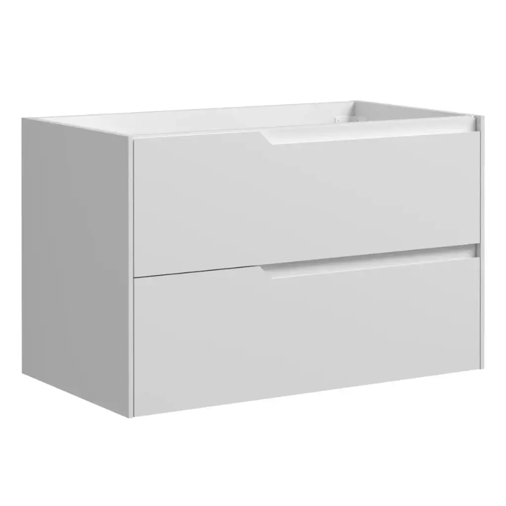 MUEBLE DE BAÑO 2 GAVETAS 79 X 45 X 50 CM ( SOLO CAJON ) COLOR BLANCO BRILLANTE REF. MUSO-008 MARCA EUROPA