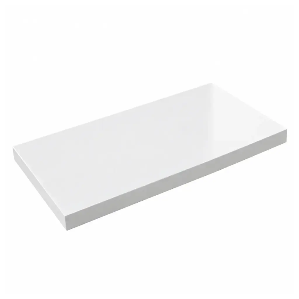 TOPE DE RESINA PARA MUEBLE EUROPA COLOR BLANCO MATE 80 X 46 X 2 CM  REF. TAMU-002 MARCA EUROPA