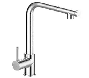 GRIFERIA MONOMANDO ALTO P/ FREGADERO ACERO INOX ROCIADOR EXTRAIBLE CROMADO REF GRI-631C MARCA UNIQUE