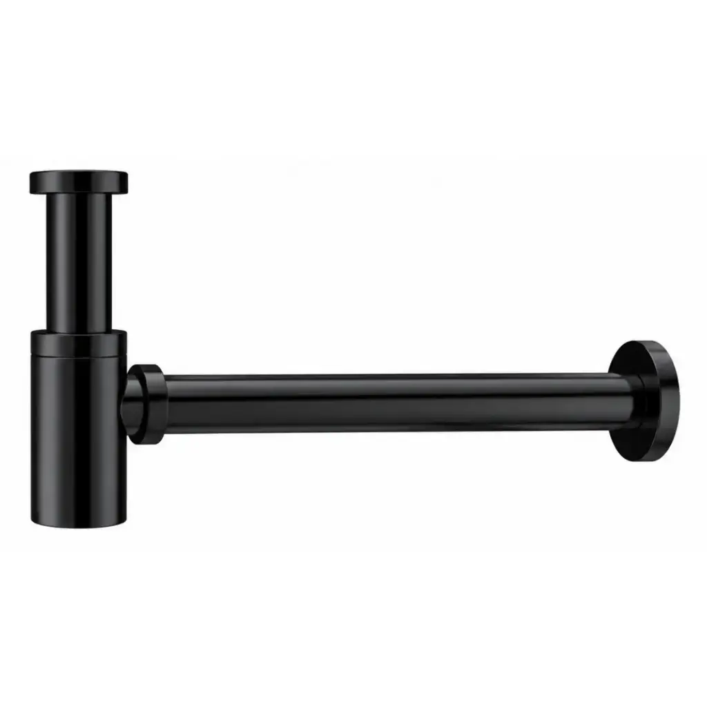 SIFON DECORATIVO PARA LAVAMANOS TOLEDO BLACK CILINDRICO 1 1/4" REF. ACCE-030 MARCA EUROPA