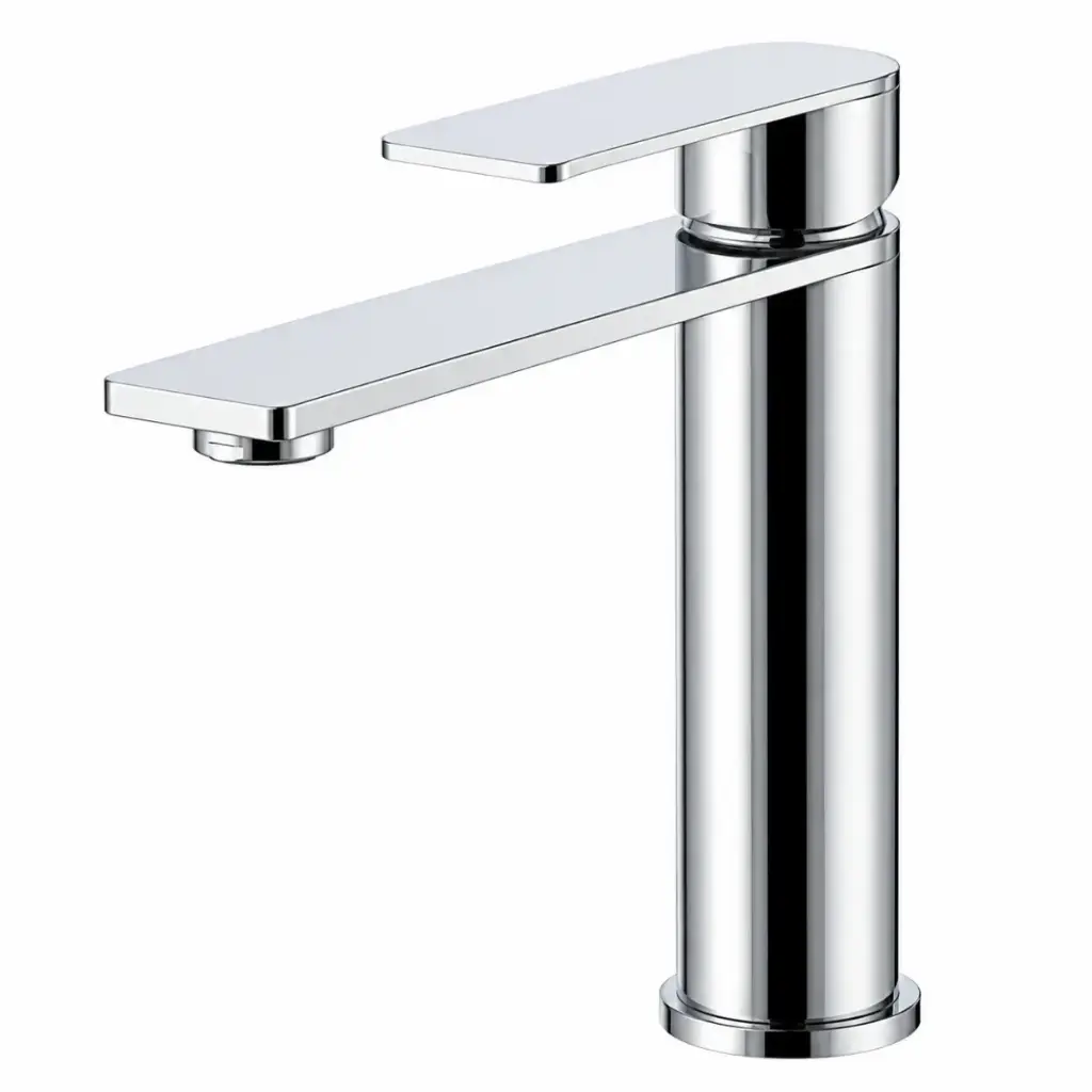 GRIFERIA MONOMANDO BAJO P/ LAVAMANOS MOD. MODENA COLOR CROMO REF. GRILAV-039 MARCA EUROPA