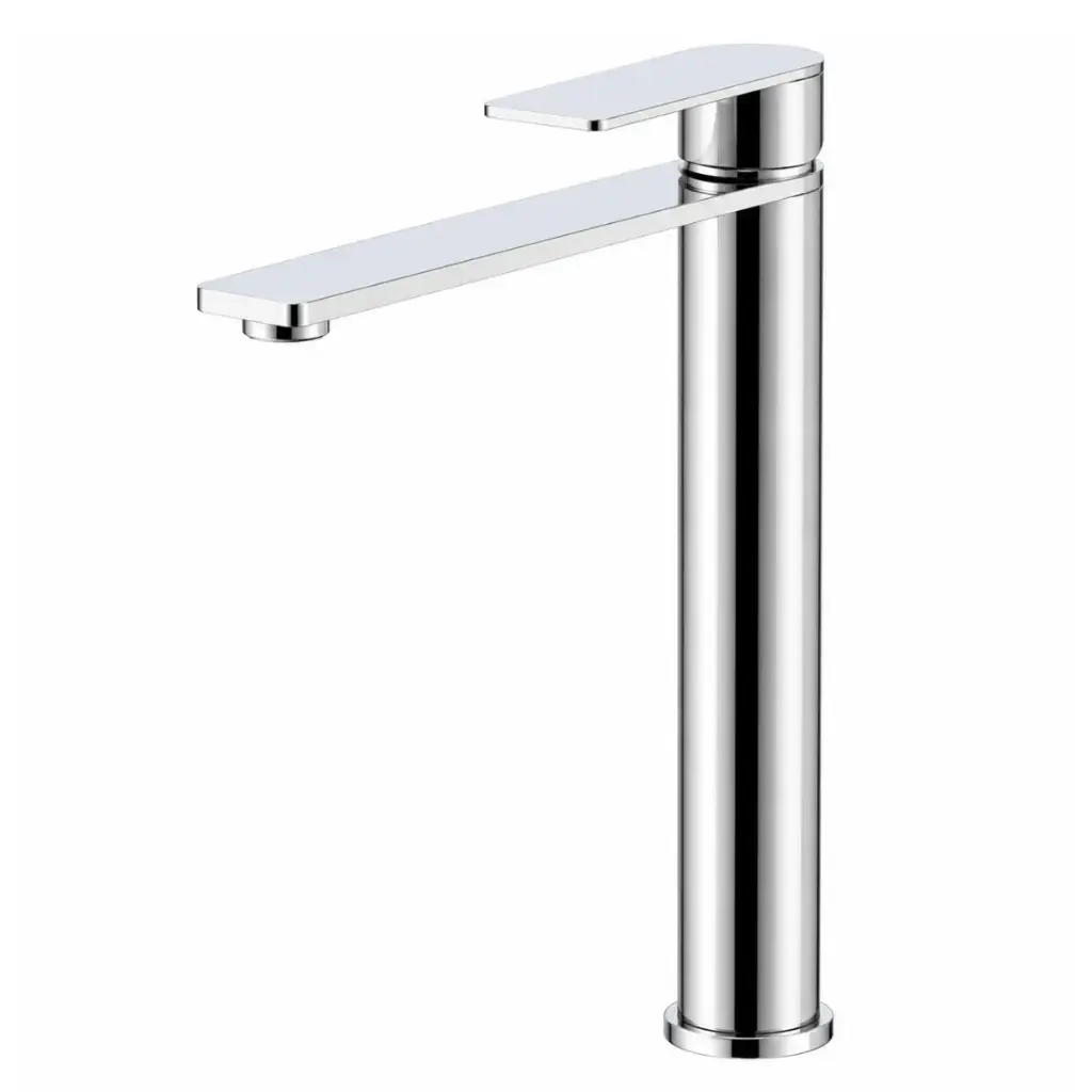 GRIFERIA MONOMANDO ALTO P/ LAVAMANOS MOD. MODENA COLOR CROMADO REF. GRILAV-040 MARCA EUROPA
