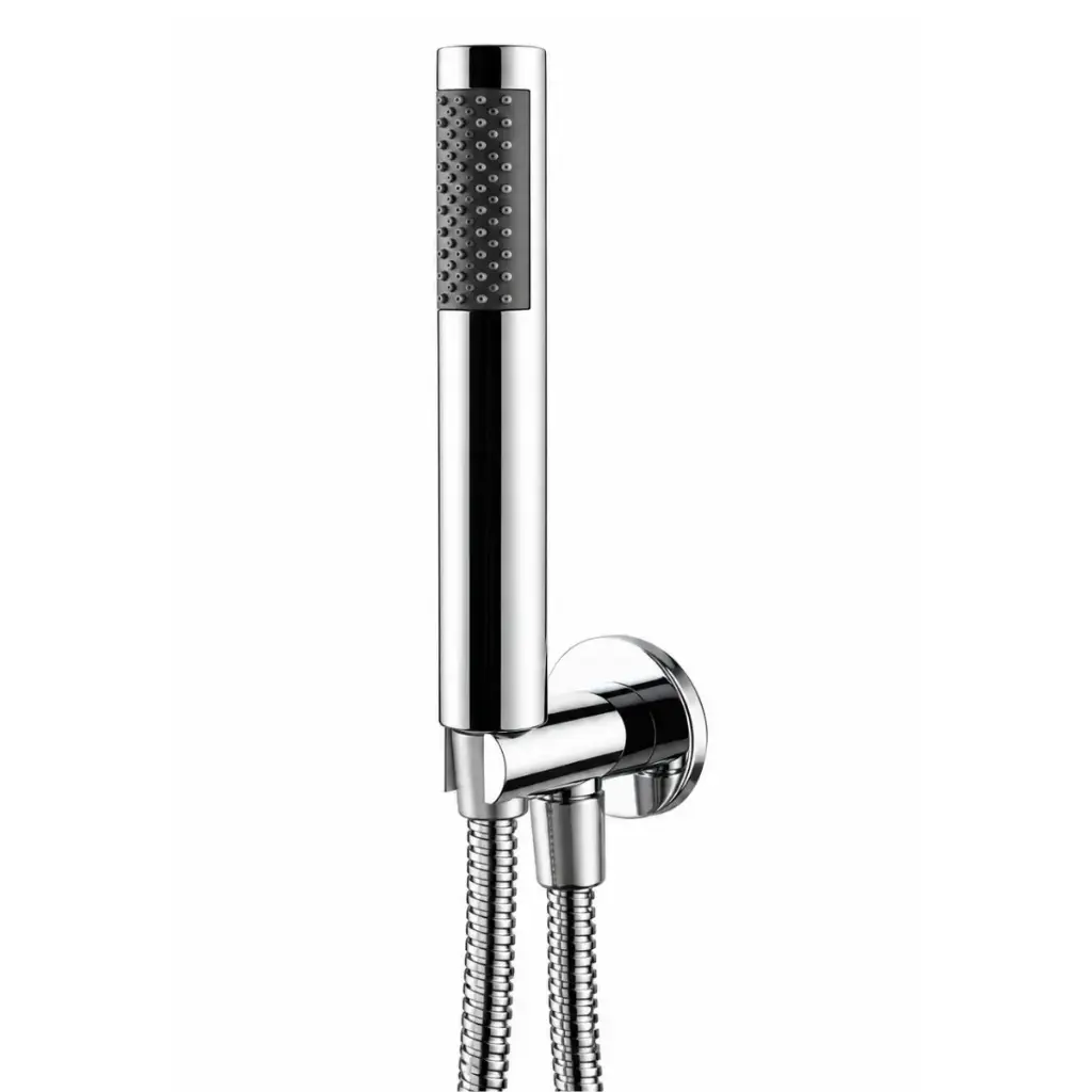 DUCHA TELEFONO TUBULAR METALICA CROMADA MOD. TOLEDO CON CANILLA SIN LLAVE REF. TELE-001 MARCA EUROPA
