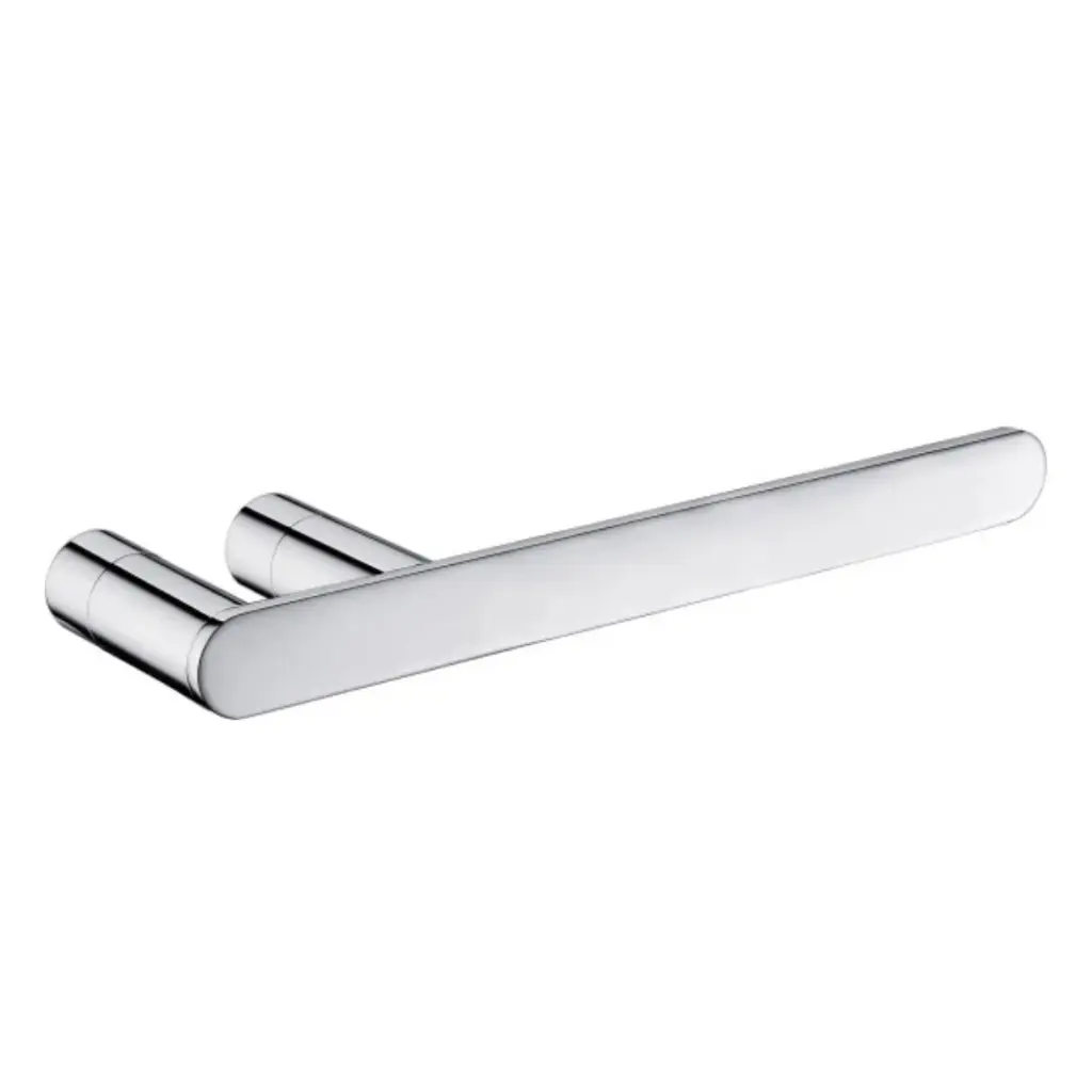 PORTA TOALLA DE MANO DOBLE FIJACION MOD. TOLEDO CROMADO REF. TMANO-001 MARCA EUROPA