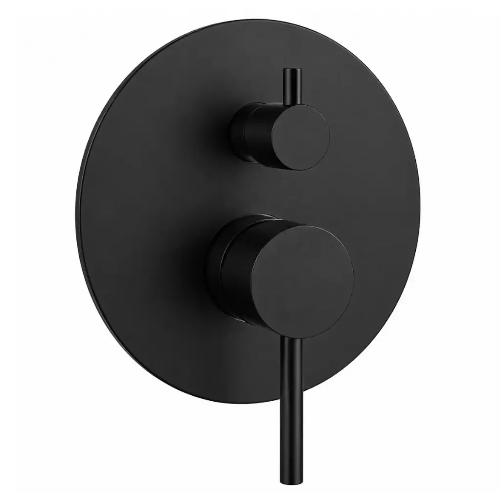 GRIFERIA DUCHA MONOMANDO 2 FUNCIONES ( CON DESVIADOR ) MOD. TOLEDO COLOR NEGRO REF. GRUDU-012 MARCA EUROPA