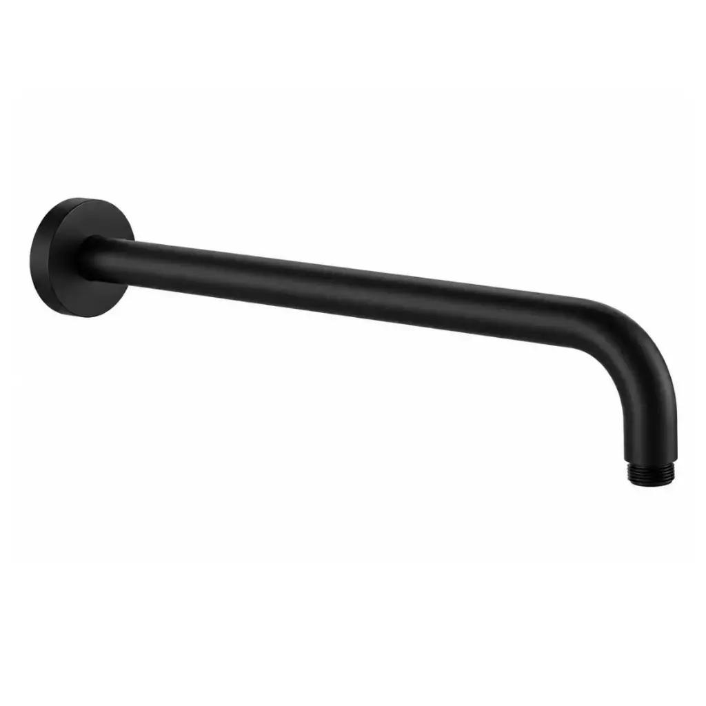 TUBO / BRAZO DE DUCHA PARA REGADERA LARGO 40 CM MOD. ROMA COLOR NEGRO REF. TD-004 MARCA EUROPA