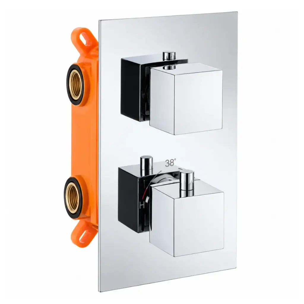 MONOMANDO / MEZCLADOR / MIXER TERMOSTATICO 3 FUNCIONES MOD. VALENCIA COLOR CROMO REF. GRUDU-014 MARCA EUROPA