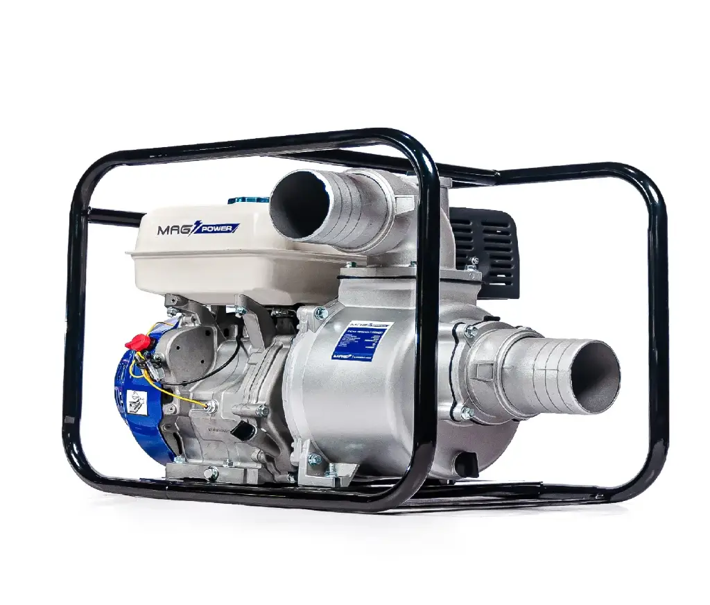 MOTOBOMBA AUTOCEBANTE DE 10 HP 4" X 4" A DIESEL ENCENDIDO ELECTRICO INCLUYE BATERIA MOD. MAG-40DE REF. EBA-1004 MARCA MAG
