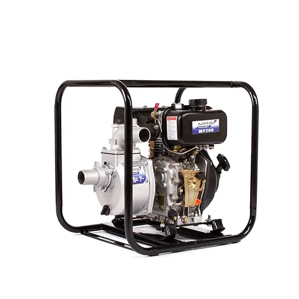 MOTOBOMBA AUTOCEBANTE DE 5 HP DE 2" X 2" 4 TIEMPOS 600 LTS/MIN 26MTS A DIESEL ENCENDIDO MANUAL MOD. MAG-20D REF. EBA-1000 MARCA MAG