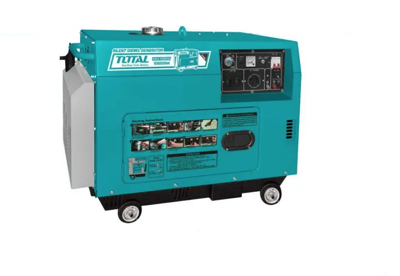 GENERADOR 5.50 KVA DIESEL ARRANQUE ELECTRICO 9HP 3600RPM  110-120 /  220-240V REF. UTP250001 MARCA TOTAL