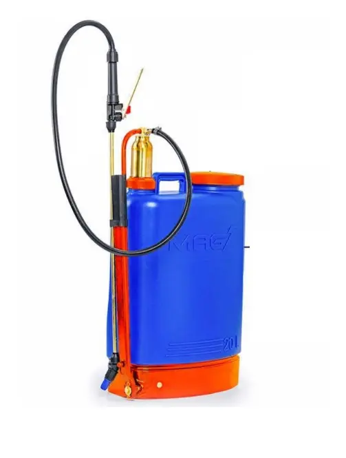 FUMIGADORA / ASPERJADORA DE ESPALDA MANUAL 20 LTS 100PSI VARILLA 60MM PISTON DUBLO MOD. MAG-20B REF. EFU-1008 MARCA MAG