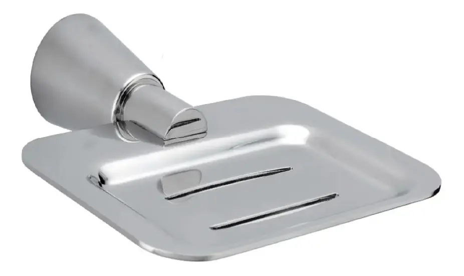 PORTA JABON / JABONERA 12 X 9 X 14 CM ACERO INOXIDABLE 304 REF. QM-AX03-1003 MARCA QUALITY METAL