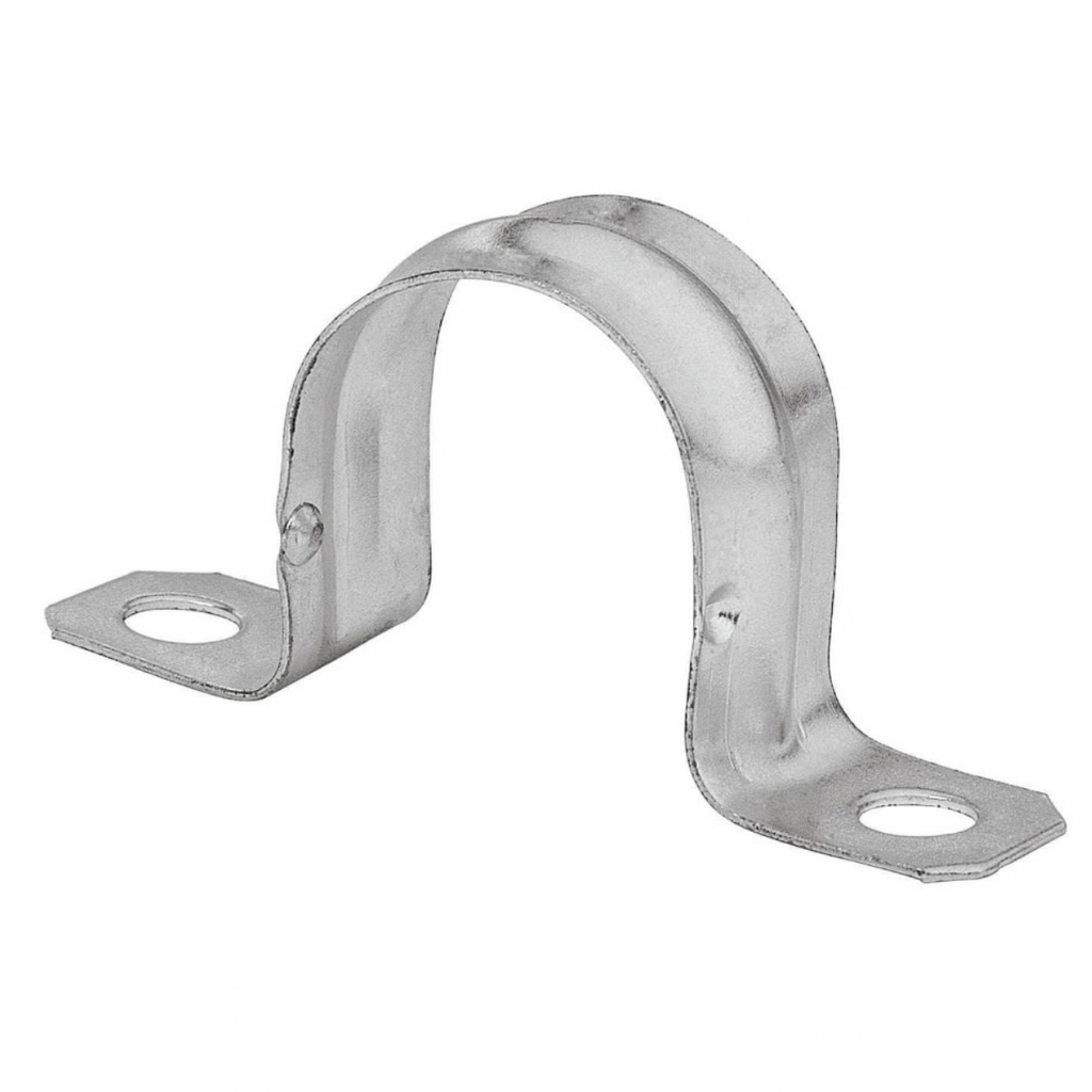ABRAZADERA GALVANIZADA TIPO OMEGA PARA TUBERIA EMT DE 1" UNIDAD REF. 46925 MARCA VOLTECK
