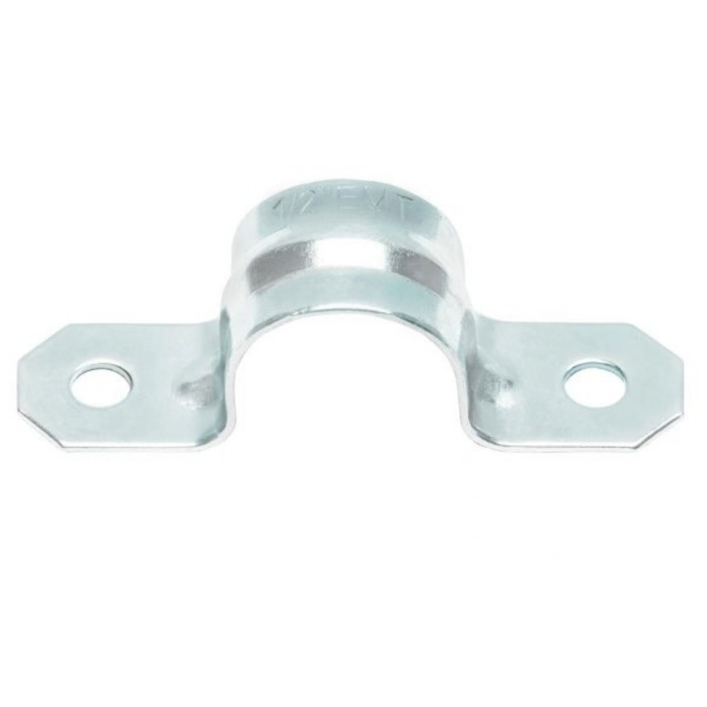 ABRAZADERA GALVANIZADA TIPO OMEGA PARA TUBERIA EMT DE 1/2" UNIDAD REF. 46923 MARCA VOLTECK