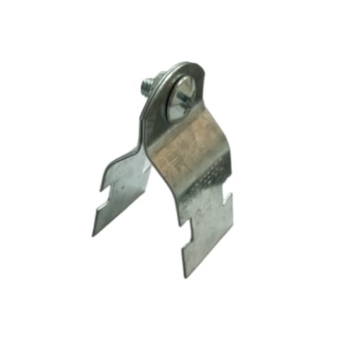 ABRAZADERA UNISTRUT DOBLE / MOROCHA GALVANIZADA DE 3/4" C/ TORNILLO Y TUERCA (PAR) REF. AB34 CONCREFERRO 
