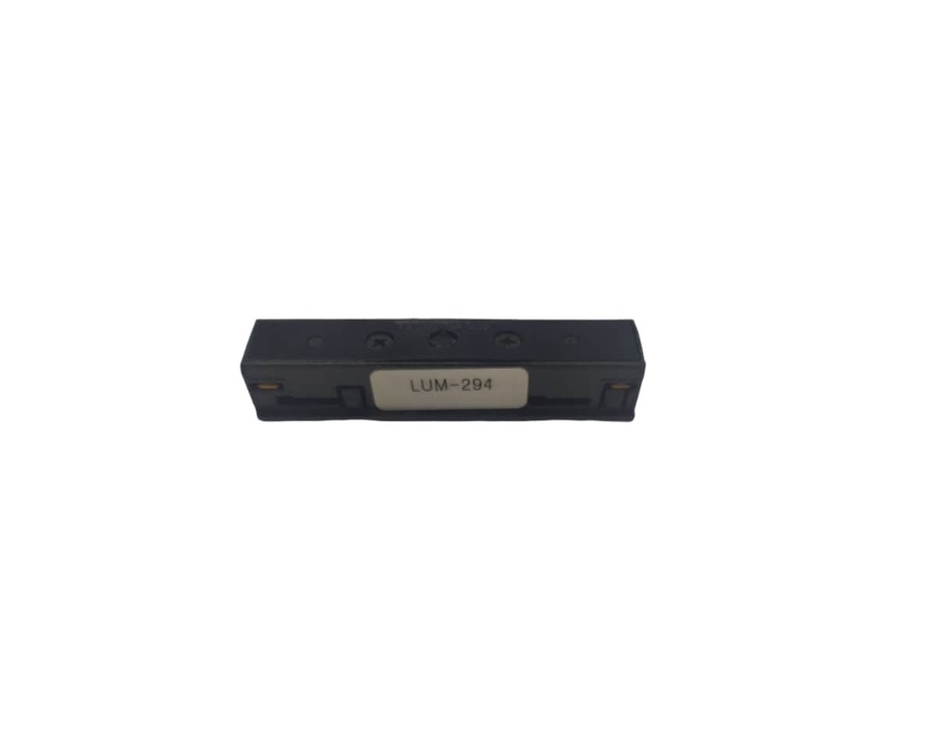ACCESORIO / UNION / CONECTOR DE CONTINUIDAD PARA RIEL TRACK LIGHT 110 V REF. LUM-294 MARCA LUMIND