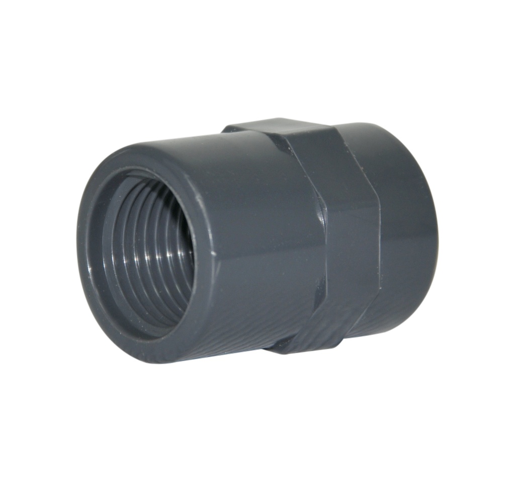 ADAPTADOR HEMBRA DE PVC AF DE 1/2" ROSCA / SOLDAR REF. CPV-AF10 MARCA SEMILIC