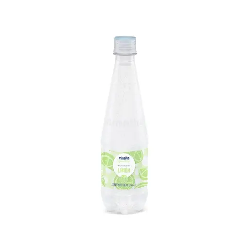 AGUA SABORIZADA SPARKLING SABOR LIMON 500 ML ( UNIDAD ) REF. 102045 MARCA MINALBA