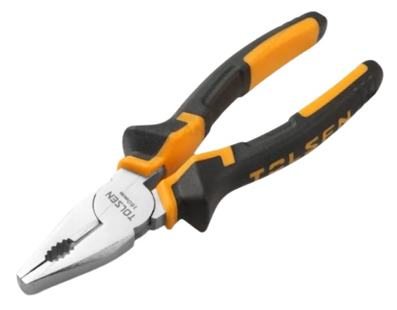 ALICATE COMBINADO 160 MM - 6" ACERO FORJADO / MANGO PLÁSTICO BICOMPONENTE REF. 10000 MARCA TOLSEN
