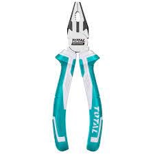 ALICATE ELECTRICISTA 8" 200 MM C/ ACABADO NEGRO PULIDO REF. THT210806 MARCA TOTAL TOOLS