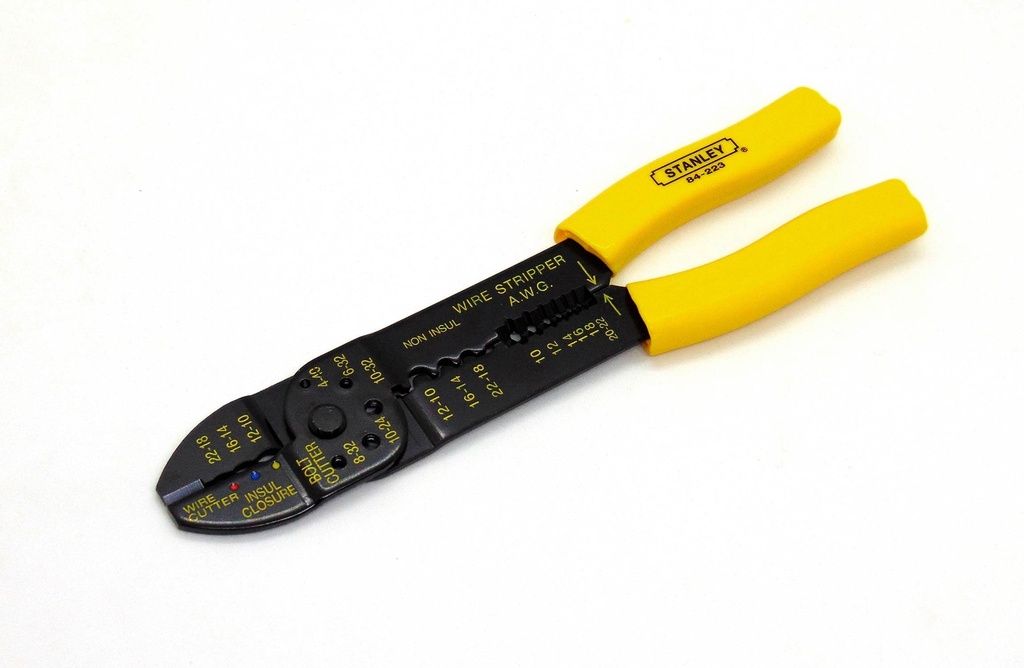 ALICATE MULTIUSO PARA ELECTRICISTA / PELA CABLE 9" ( 229 MM ) C/B REF. 84-223 ALI-704 MARCA STANLEY